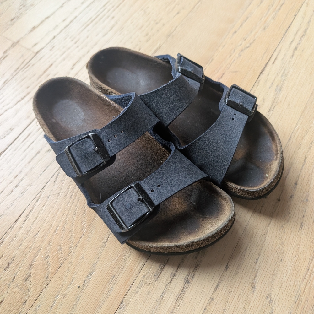 Birkenstock Kids Navy Blue Sandals Size 2